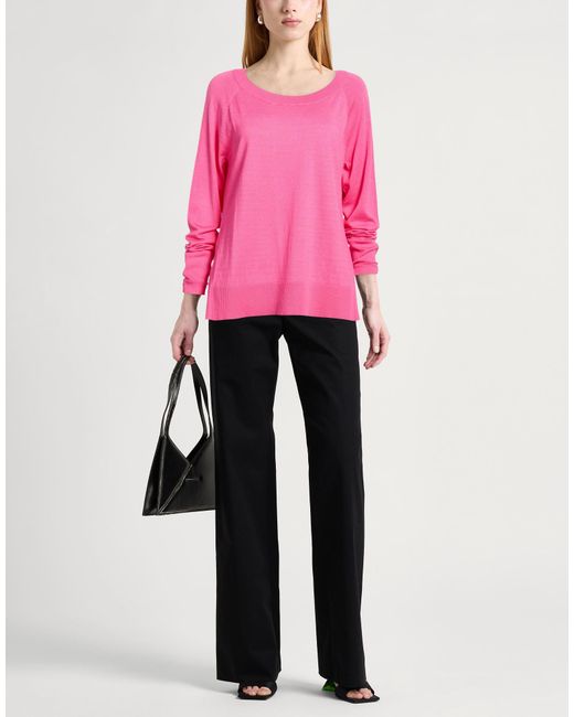Pullover Maliparmi de color Pink