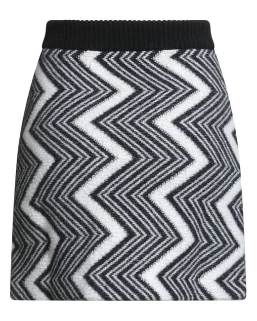 Missoni Gray Mini Skirt Wool