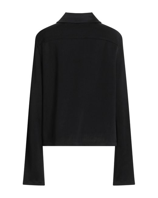 Jil Sander Black Jacket Viscose, Virgin Wool, Polyamide, Elastane
