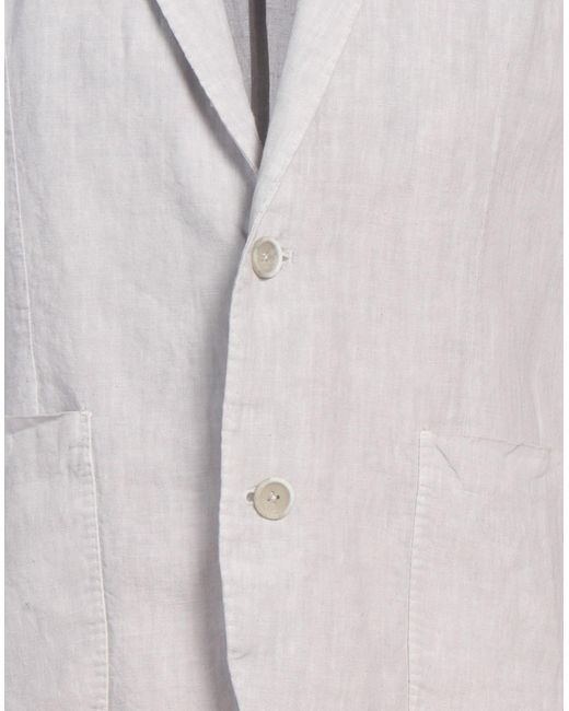 120% Lino Gray Blazer for men