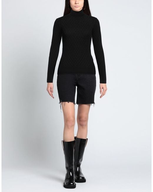 Eleventy Black Turtleneck