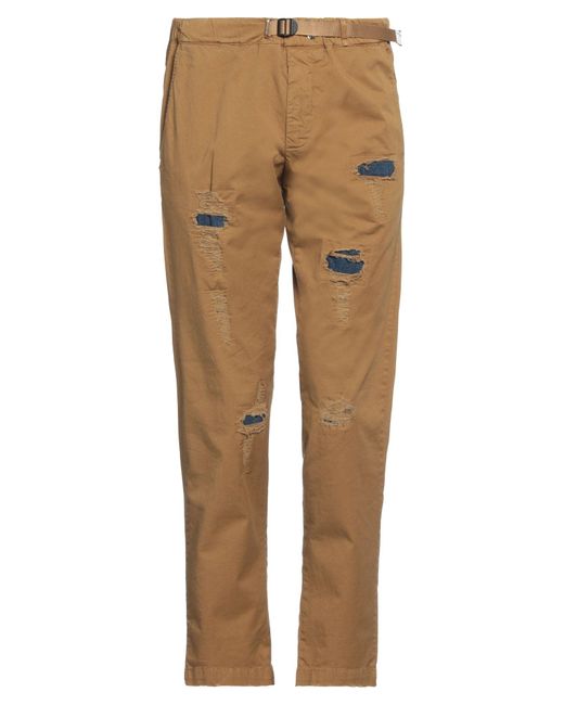 White Sand Natural Pants for men