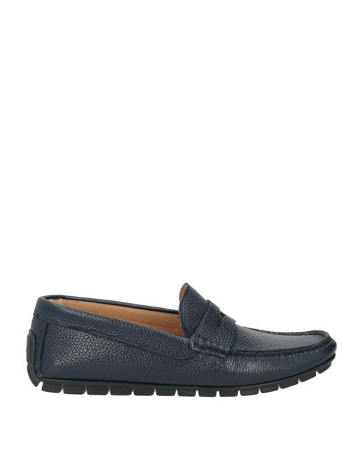 Baldinini Blue Midnight Loafers Leather for men