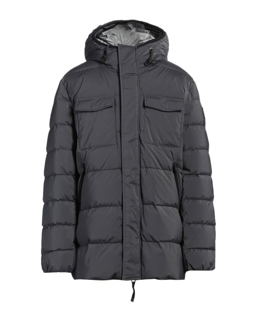 Dekker Gray Puffer Polyester, Elastane for men