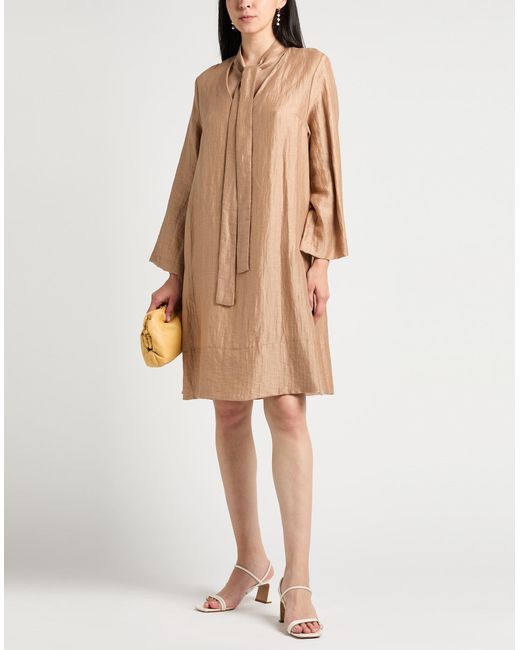 Alpha Studio Natural Midi-Kleid