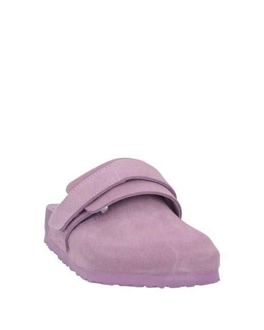 Birkenstock x Tekla Purple Mules & Clogs