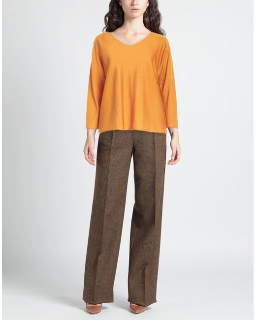 Lamberto Losani Orange Pullover