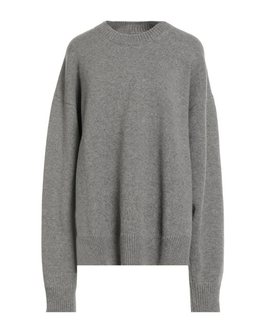 Jil Sander Gray Sweater Wool, Cashmere