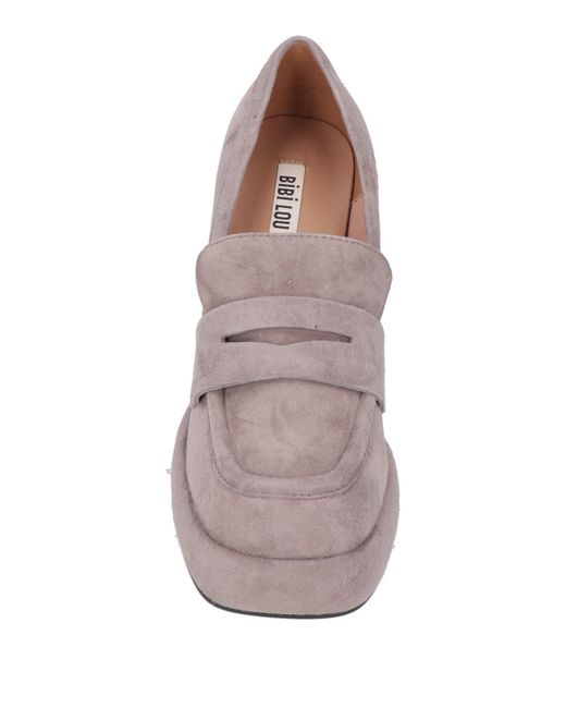 Bibi Lou Gray Loafers