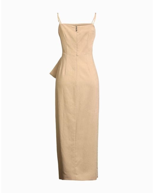 Vestido Largo MSGM de color Natural