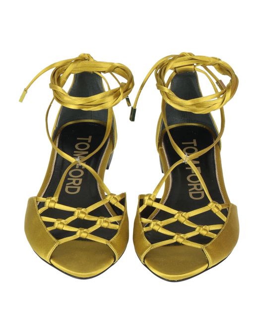 Tom Ford Yellow Sandals