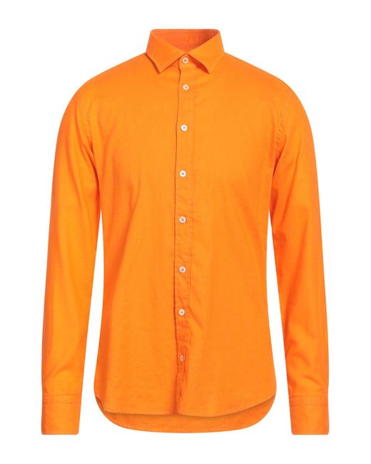 BASTONCINO Orange Shirt for men