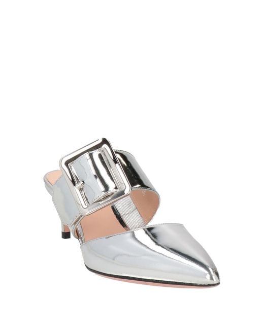 Bally White Mules & Clogs