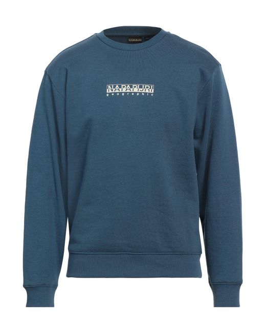 Napapijri Blue Sweatshirt for men