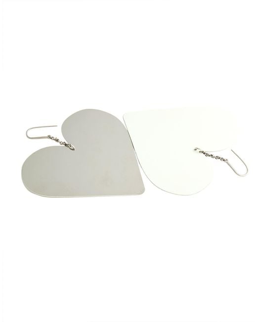 Isabel Marant White Earrings Metal