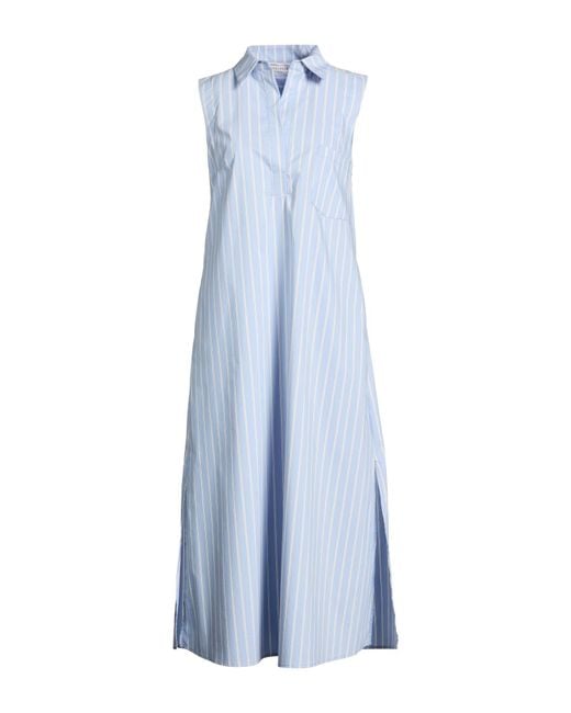 Shirtaporter Blue Midi Dresses