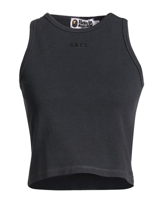 A Bathing Ape Black Tank Top