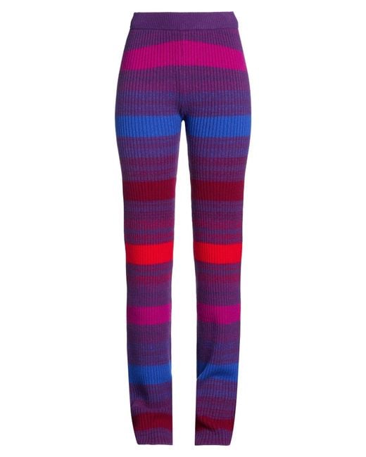 The Elder Statesman Purple Pants