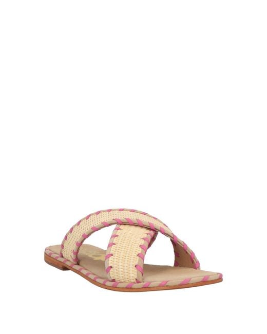Colors Of California Pink Criss Cross Sandal