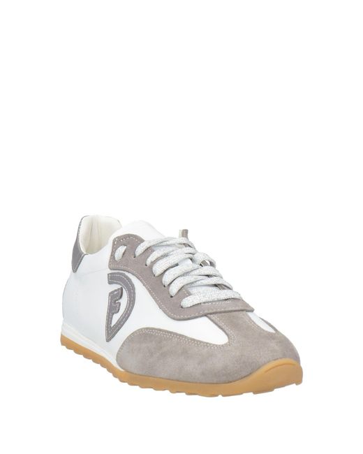 Divine Follie White Sneakers Leather