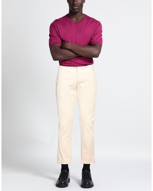 BE ABLE Brown Pants Cotton, Elastane for men