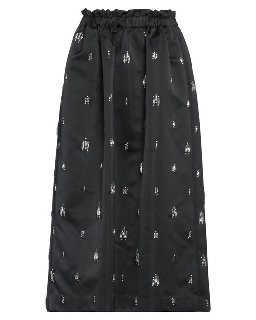 A.L.C. Black Midi Skirt