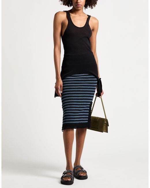 Zadig & Voltaire Blue Midi Skirts