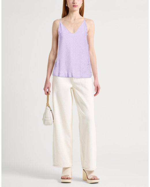 ARMANI EXCHANGE Purple Tops