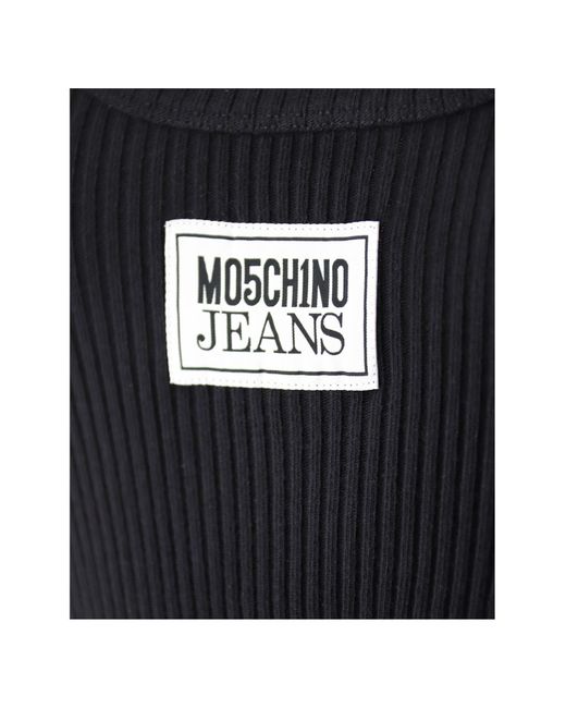Top Moschino Jeans en coloris Black