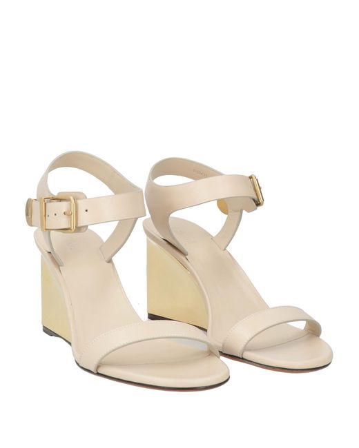 Chloé Natural Sandals