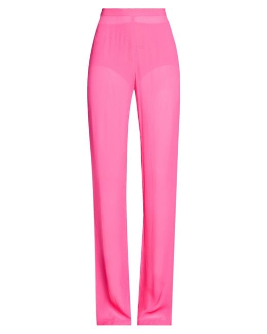 Pinko Pink Pants Polyamide