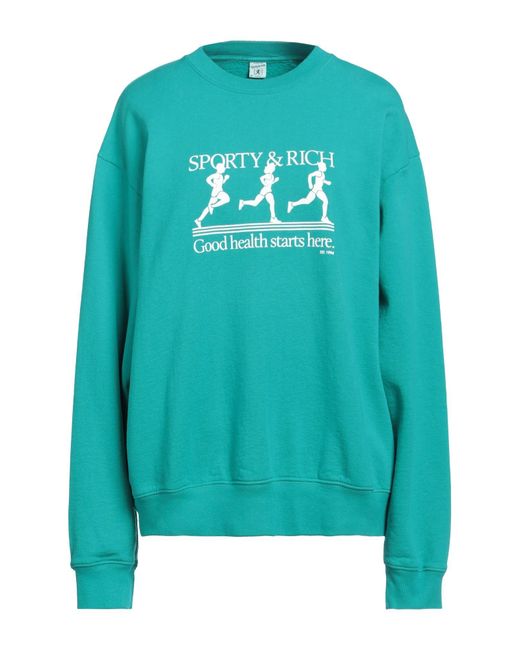 Sweat-shirt Sporty & Rich en coloris Blue