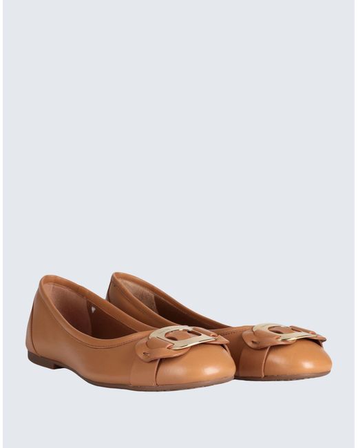 See By Chloé Brown Ballet Flats