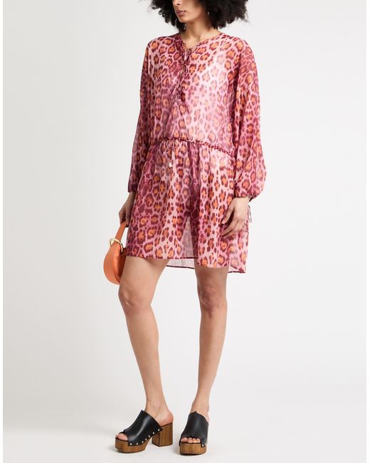 La Perla Red Mini Dress Polyester