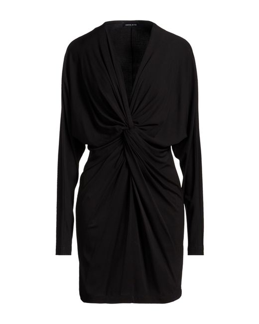 Anine Bing Black Mini Dress