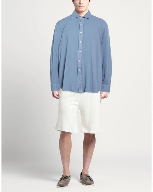 Sonrisa Blue Slate Shirt Cotton for men