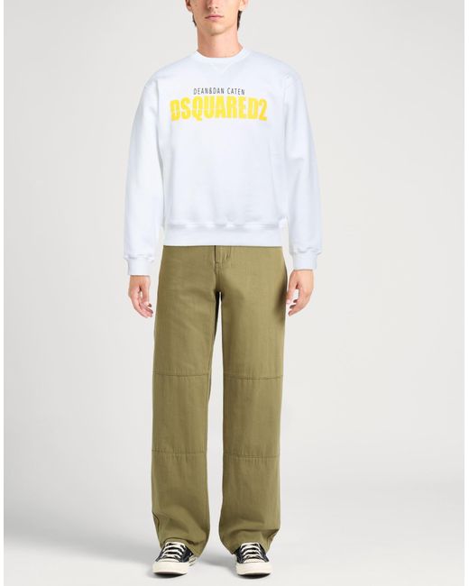 DSquared² White Sweatshirt for men