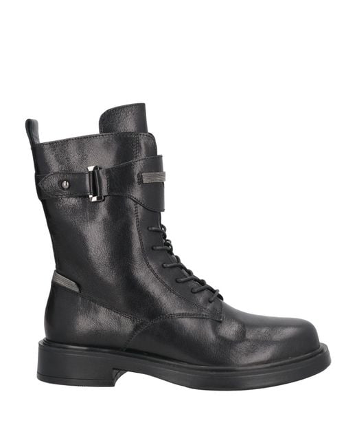 Emanuélle Vee Black Ankle Boots