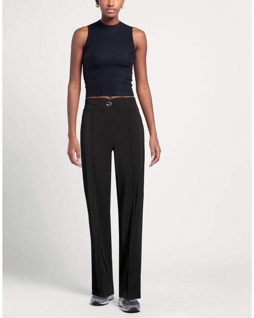 Rinascimento Black Pants Polyester, Elastane