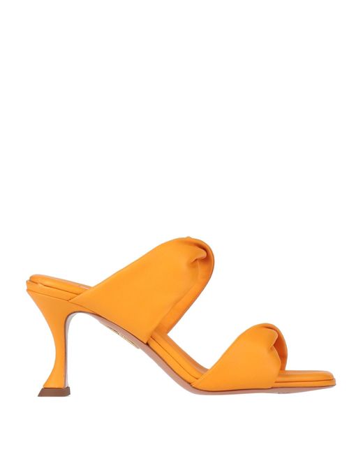 Aquazzura Orange Sandale