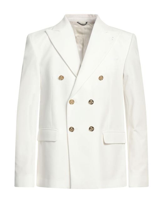 Daniele Alessandrini White Blazer for men