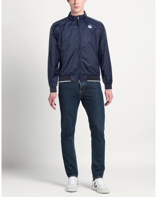 North Sails Blue Midnight Jacket Polyamide for men