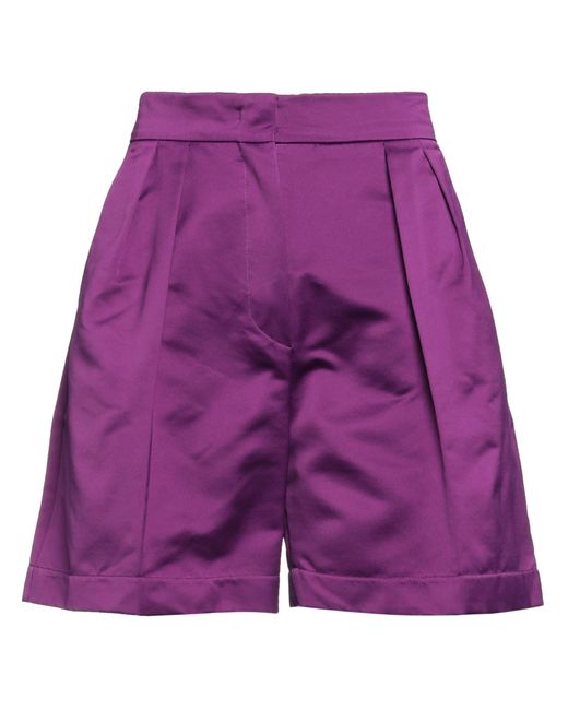 Max Mara Purple Shorts & Bermuda Shorts