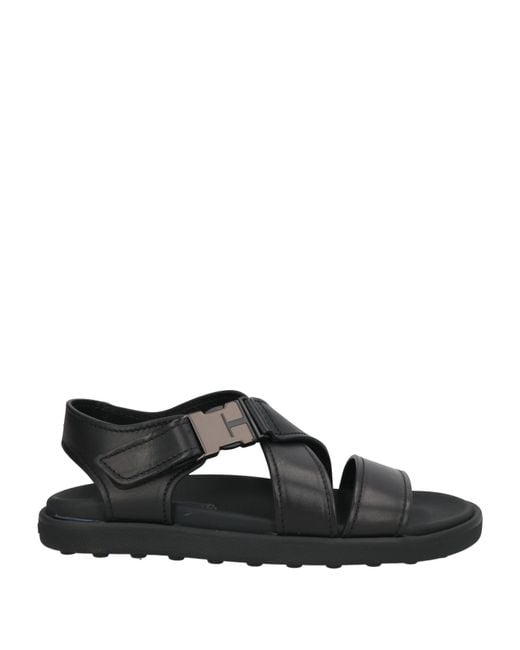 Tod's Black Sandals for men