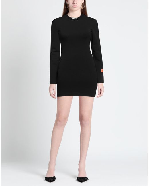 Heron Preston Black Mini Dress