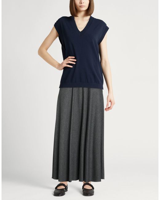 Emporio Armani Gray Maxi Skirt