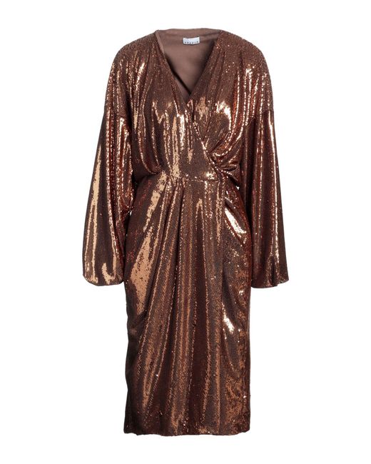 Vestito Midi di SFIZIO STUDIO in Brown