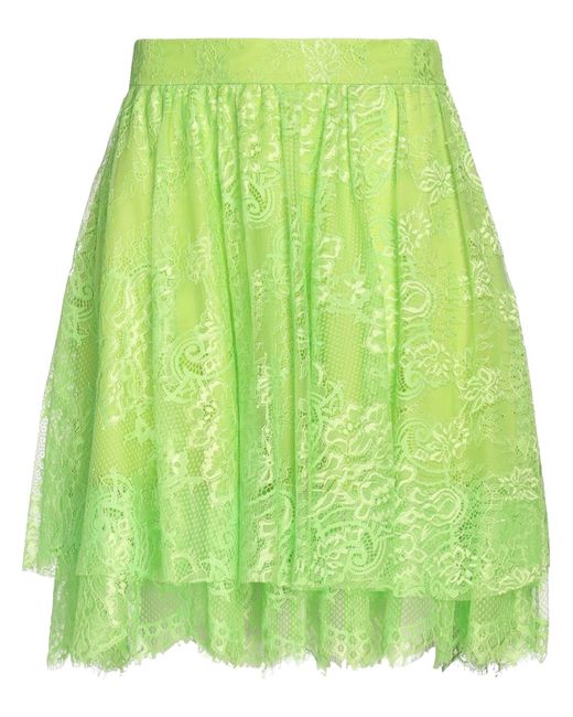 Blumarine Green Mini Skirt