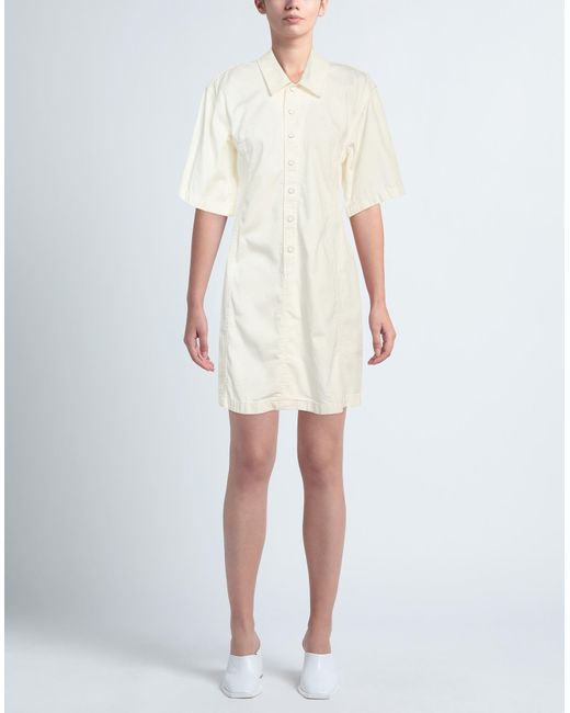 7 For All Mankind White Mini Dress
