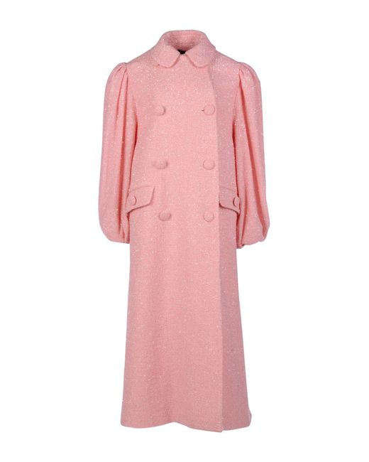 Simone rocha Coat in Pink | Lyst